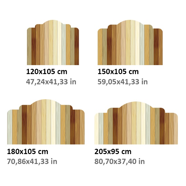 Stickers muraux: Tête de Lit Planches en bois