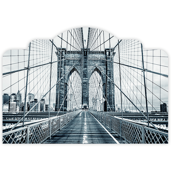 Stickers muraux: Tête de Lit pont de Brooklyn