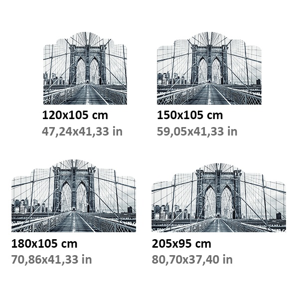 Stickers muraux: Tête de Lit pont de Brooklyn