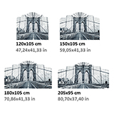 Stickers muraux: Tête de Lit pont de Brooklyn 3