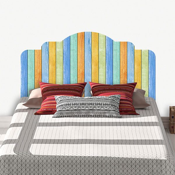 Stickers Tete De Lit Planche De Bois