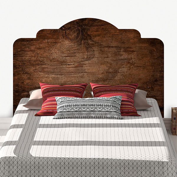 Stickers Tete De Lit Planche De Bois