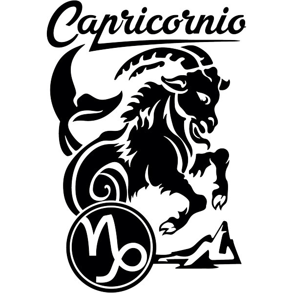 Stickers muraux: zodiaco 32 (Capricornio)