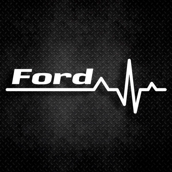Autocollants: Cardiogramme Ford