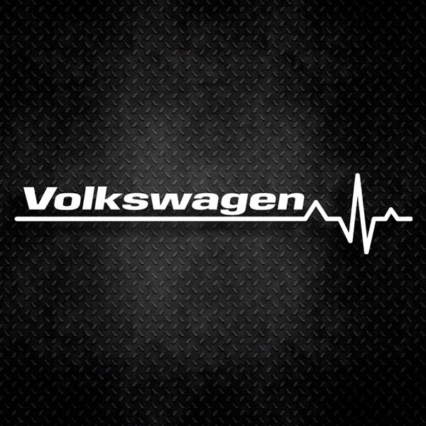 Autocollants: Cardiogramme Volkswagen