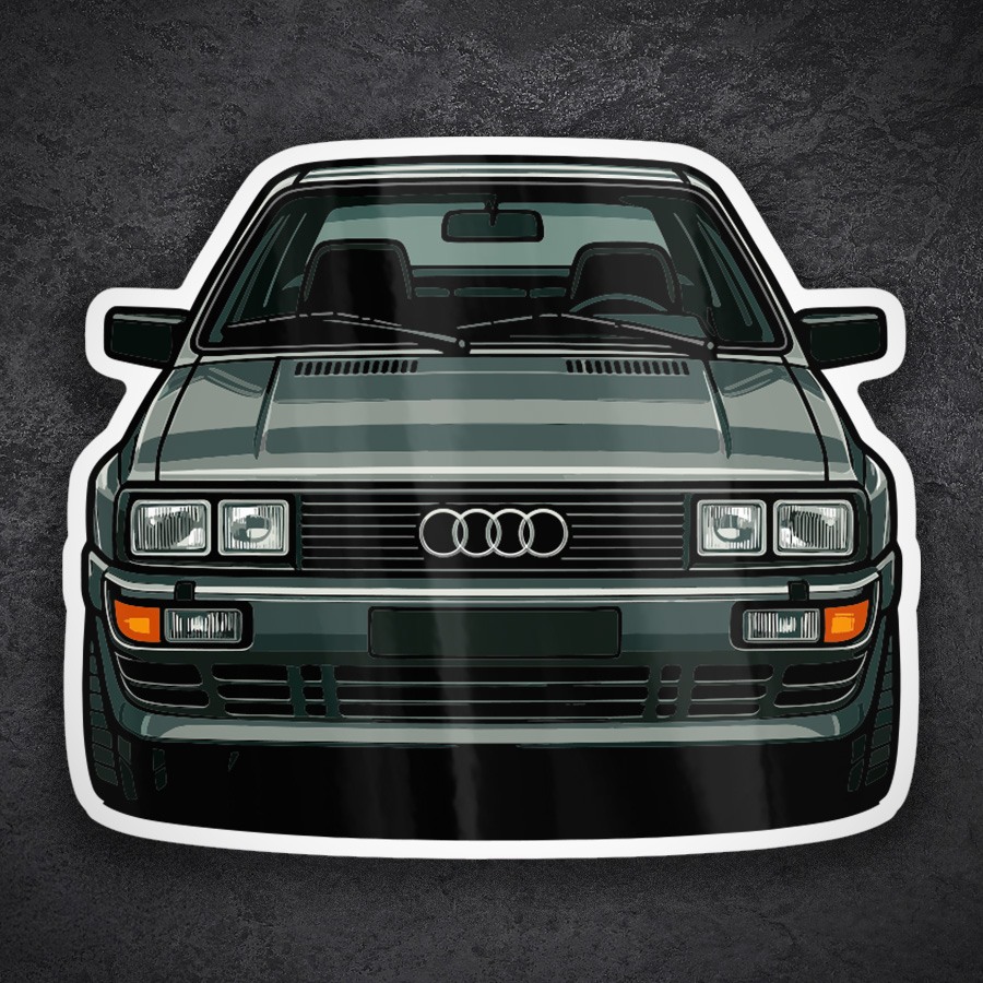 Autocollants: Voiture Classique Audi Quattro