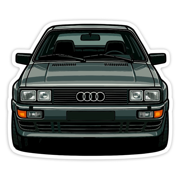 Autocollants: Voiture Classique Audi Quattro