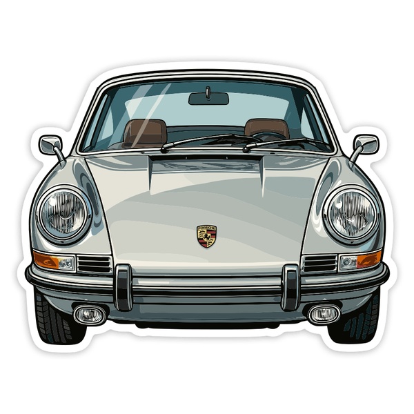 Autocollants: Voiture Classique Porsche 911