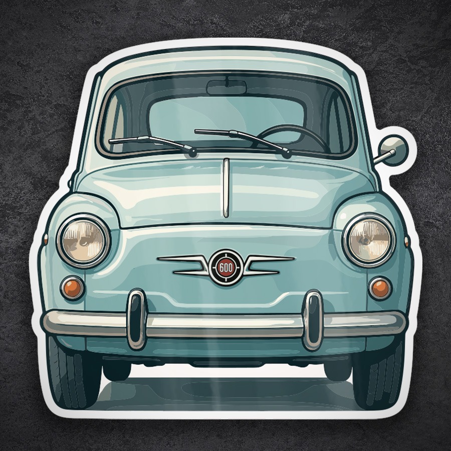 Autocollants: Voiture SEAT 600