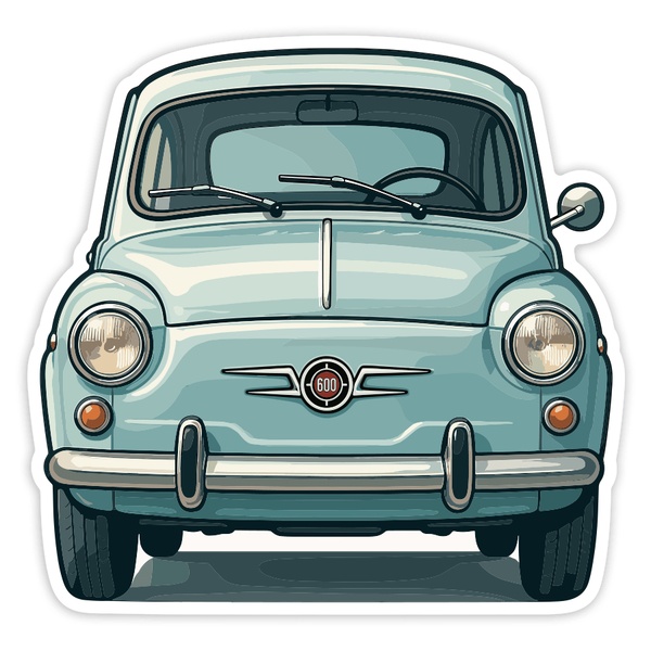 Autocollants: Voiture SEAT 600