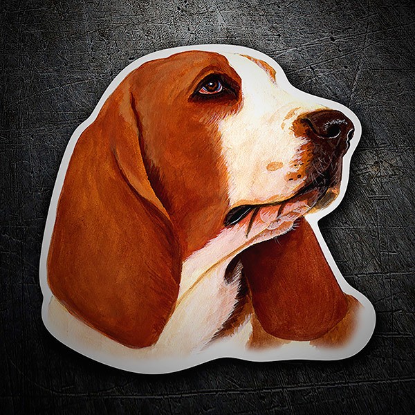 Autocollants: Basset Hound