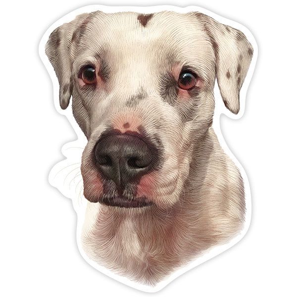 Autocollants: Dogue Argentin