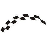 Autocollants: Racing Drapeaux 13