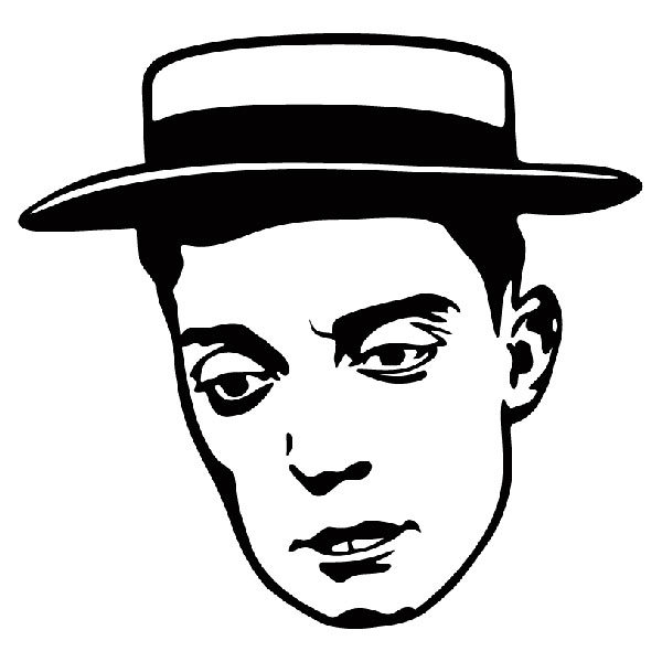 Stickers muraux: Buster Keaton