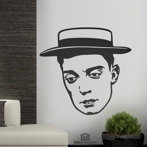 Stickers muraux: Buster Keaton