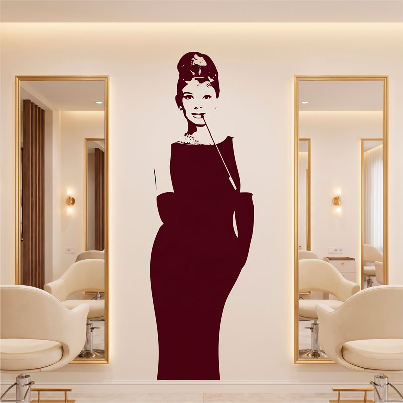 Silhouette d'Audrey Hepburn 0
