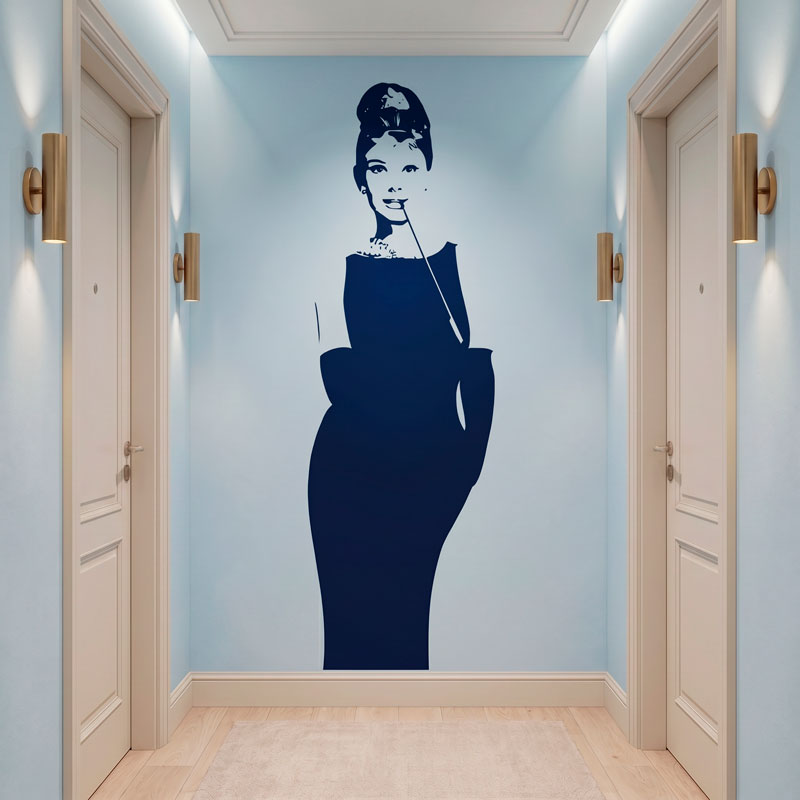 Silhouette d'Audrey Hepburn 4