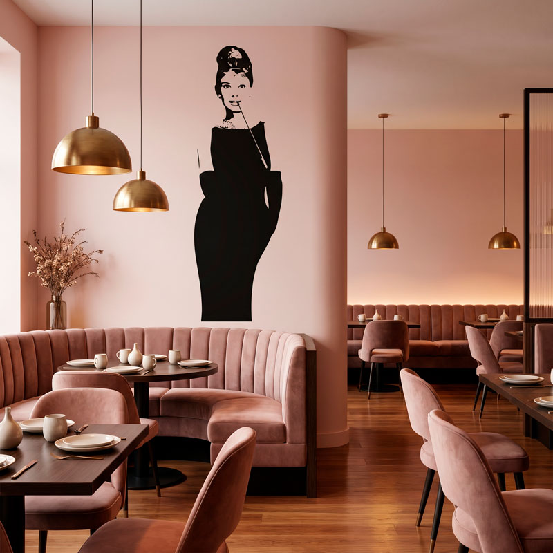 Silhouette d'Audrey Hepburn 5
