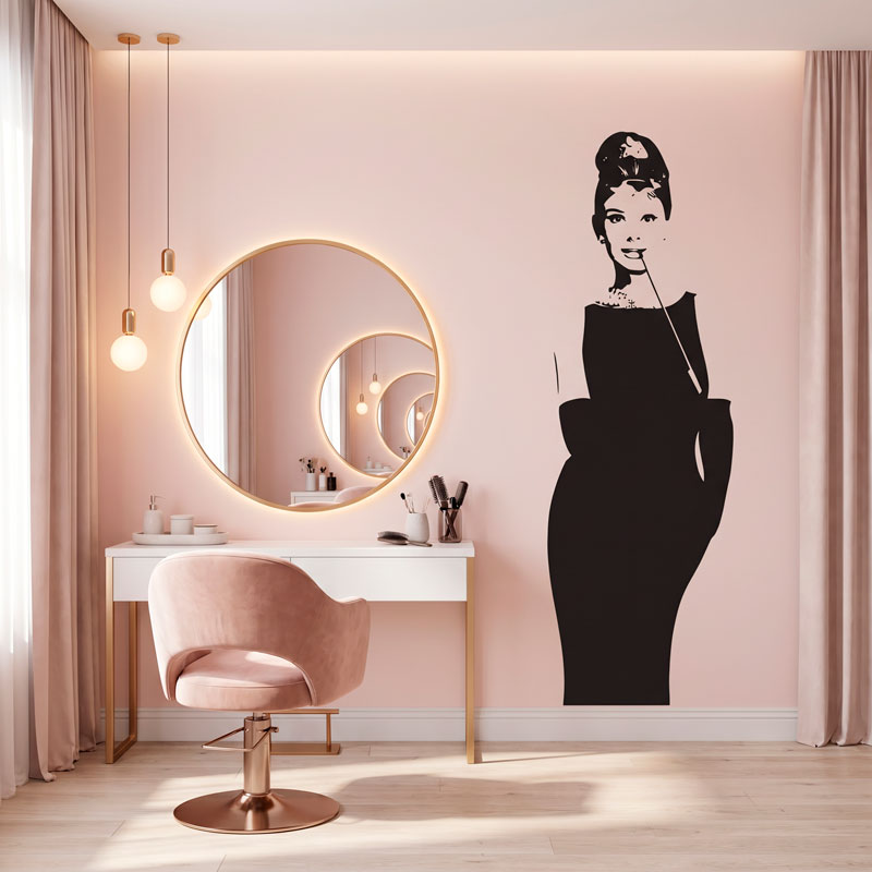 Silhouette d'Audrey Hepburn 6