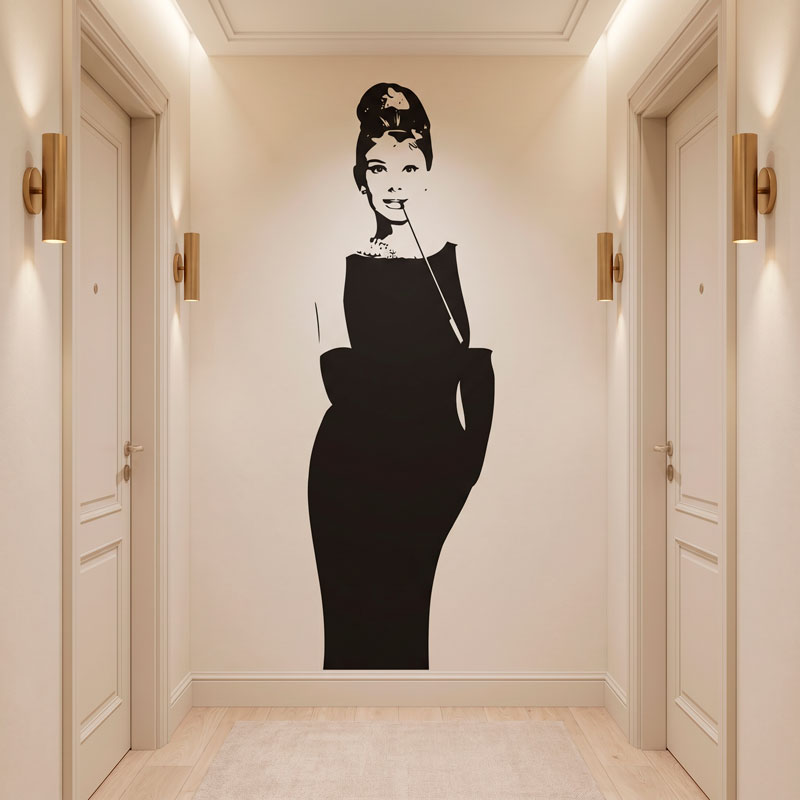 Silhouette d'Audrey Hepburn 7
