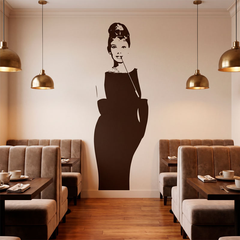 Silhouette d'Audrey Hepburn 10