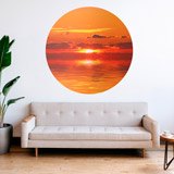 Stickers muraux: Coucher de Soleil sur la Mer 3