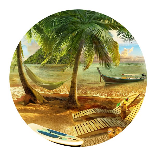 Stickers muraux: Plage du Paradis