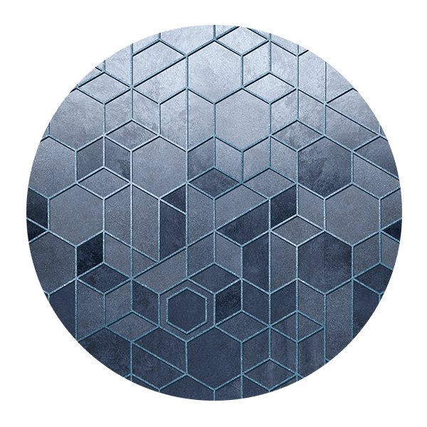 Stickers muraux: Cubes 3D