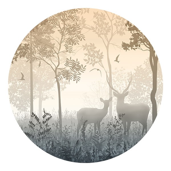 Stickers muraux: Cerf Dans la Forêt