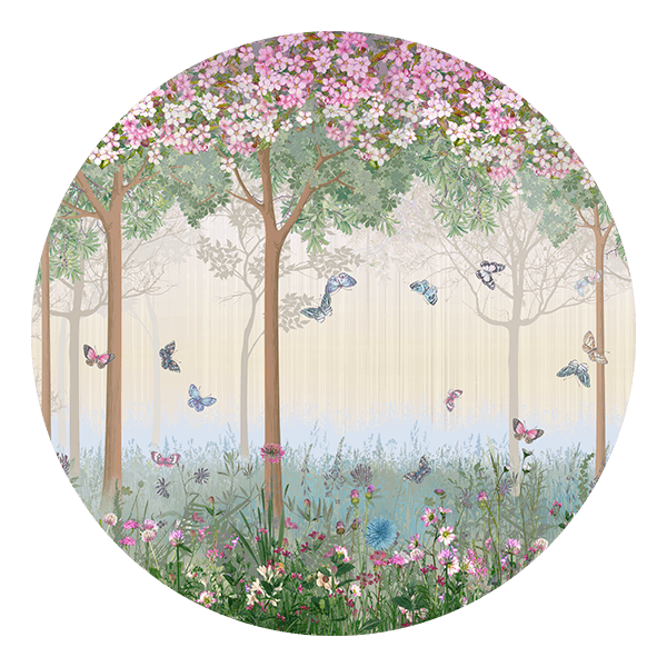 Stickers muraux: Forêt de Printemps