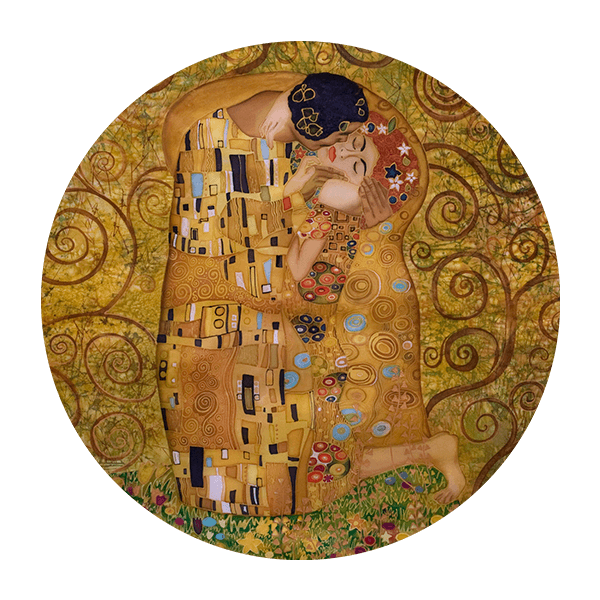 Stickers muraux: Le Baiser de Klimt