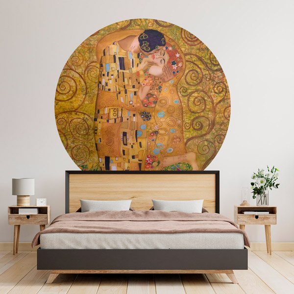 Stickers muraux: Le Baiser de Klimt