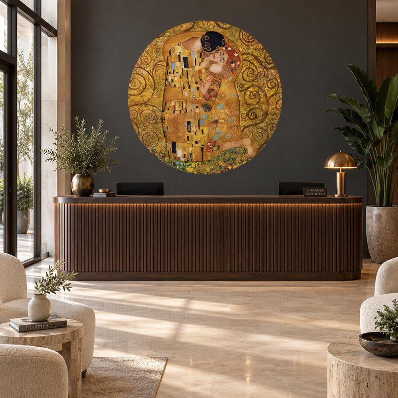 Stickers muraux: Le Baiser de Klimt