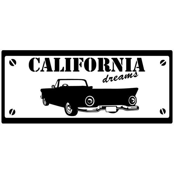 Stickers muraux: Rêves de Californie