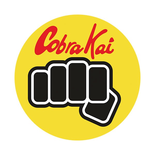 Autocollants: Cobra Kai Poing