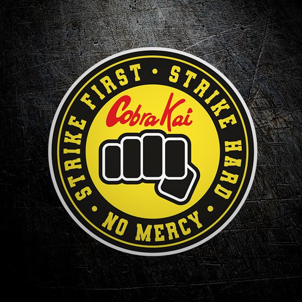 Autocollants: Cobra Kai Poing No Mercy