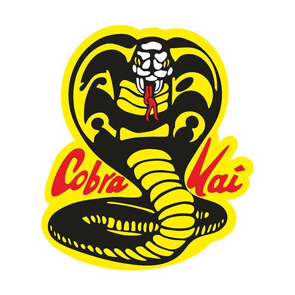 Stickers muraux: Cobra Kai Jaune