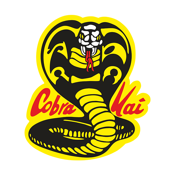 Stickers muraux: Cobra Kai Jaune