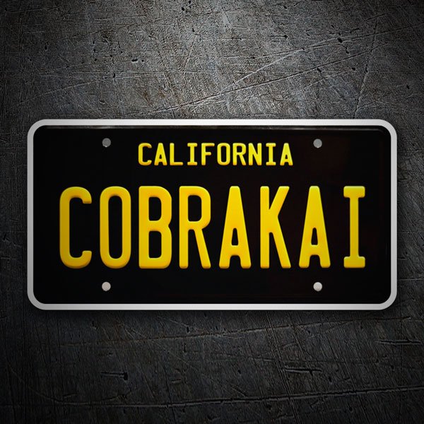 Autocollants: Cobra Kai Inscription 1