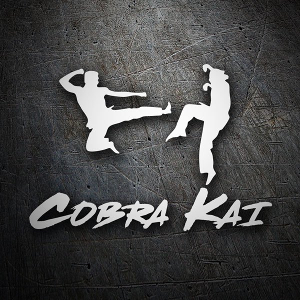 Autocollants: La douleur n'existe pas dans ce Dojo  Cobra Kai