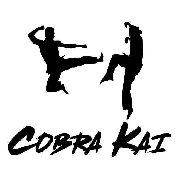 Autocollants: La douleur n'existe pas dans ce Dojo  Cobra Kai