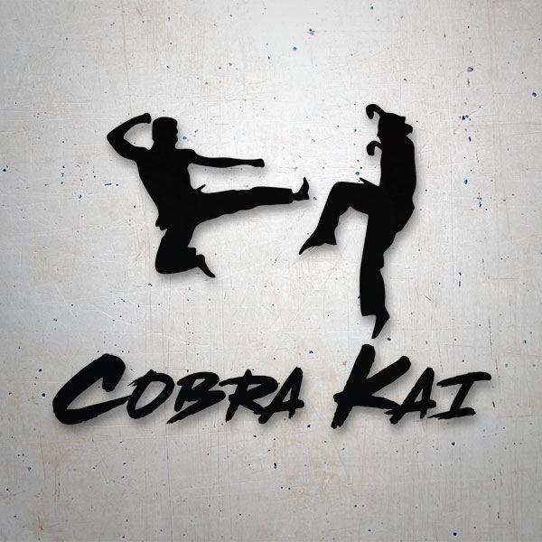 Autocollants: La douleur n'existe pas dans ce Dojo  Cobra Kai