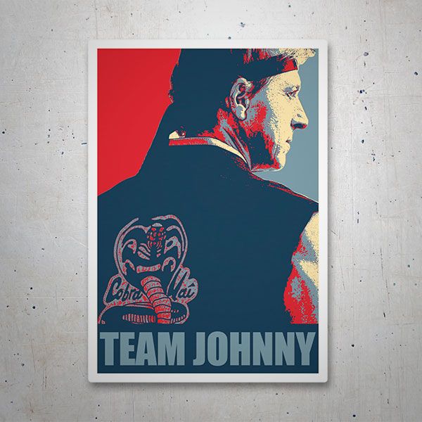 Autocollants: Cobra Kai Team Johnny