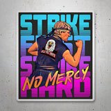 Autocollants: Cobra Kai Strike First No Mercy 3