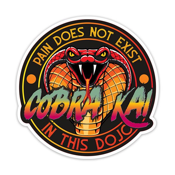 Autocollants: Cobra Kai Pain does not Exist