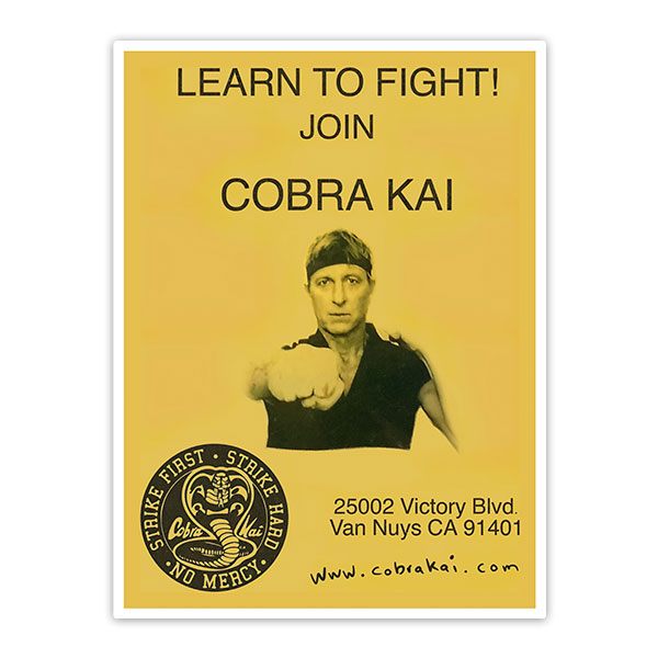 Autocollants: Cobra Kai Learn to Fight!