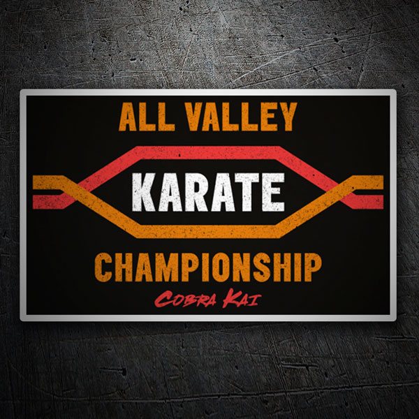 Autocollants: Cobra Kai All Valley Championship 1