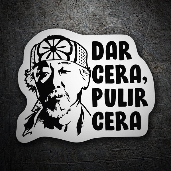 Autocollants: Cobra Kai, Dar Cera Pulir Cera