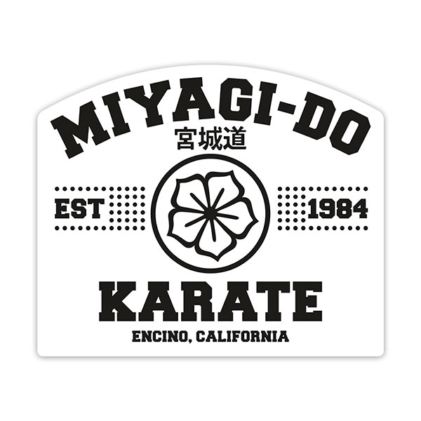 Autocollants: Cobra Kai Miyagi-Do Karate est 1984