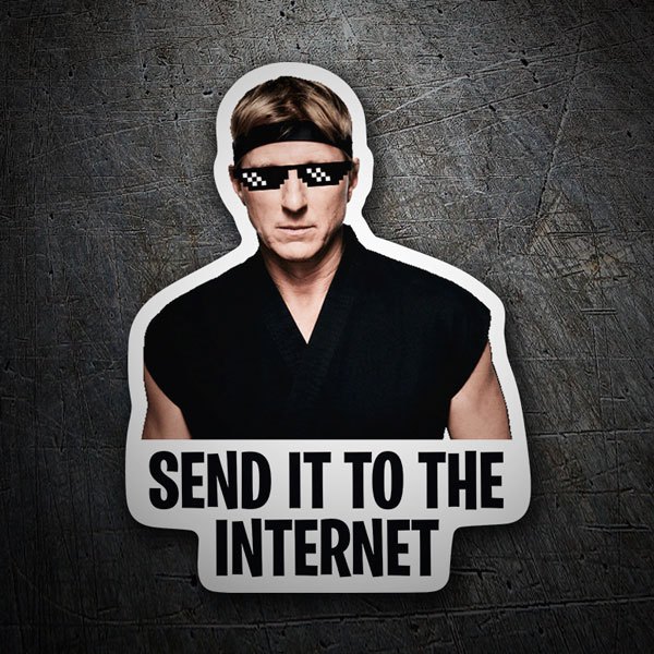 Autocollants: Cobra Kai Send it to the Internet II